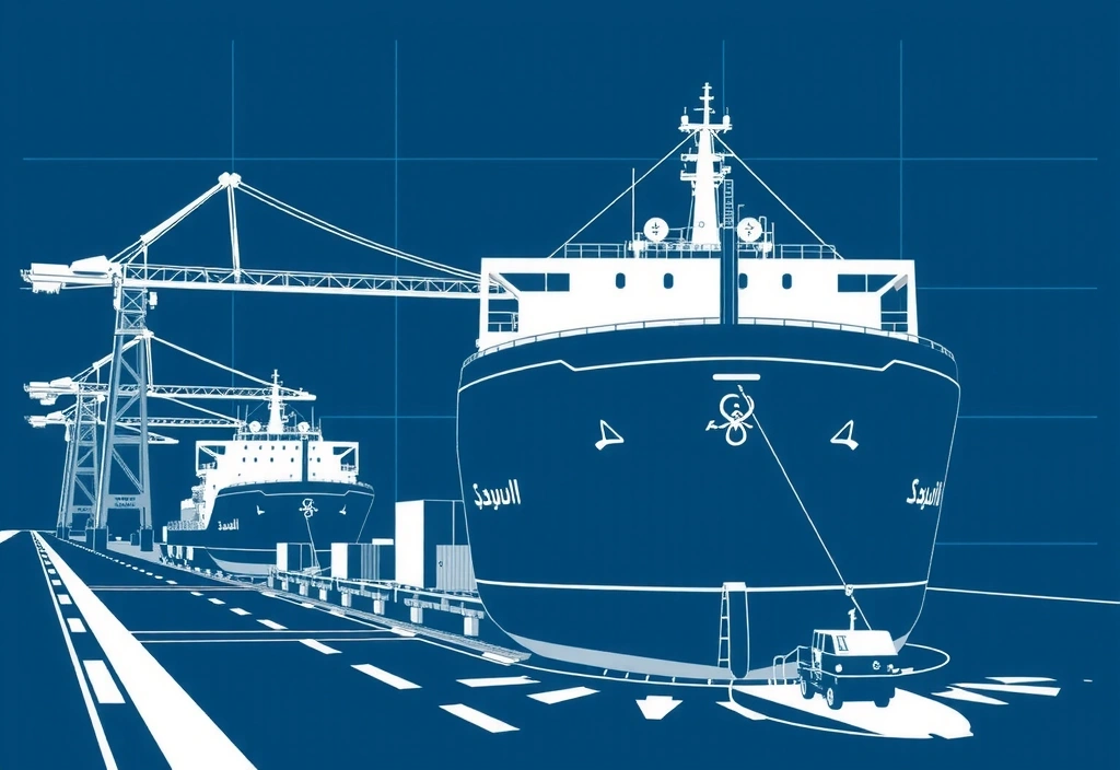 Industrial logistics visualization